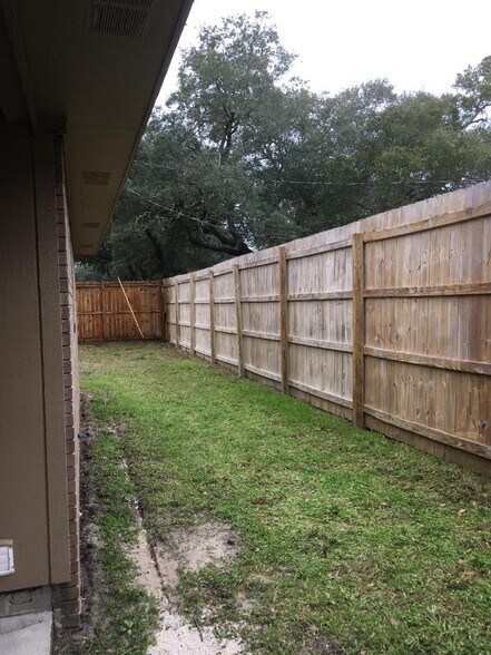 Walking into back yard - 101 Harding Rd