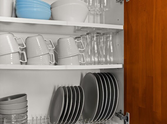 Full set of dishes and glasses - 1200 Brickell Bay Dr