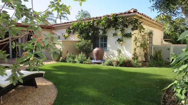 Backyard Facing Home Gym - 1103 S Crescent Heights Blvd