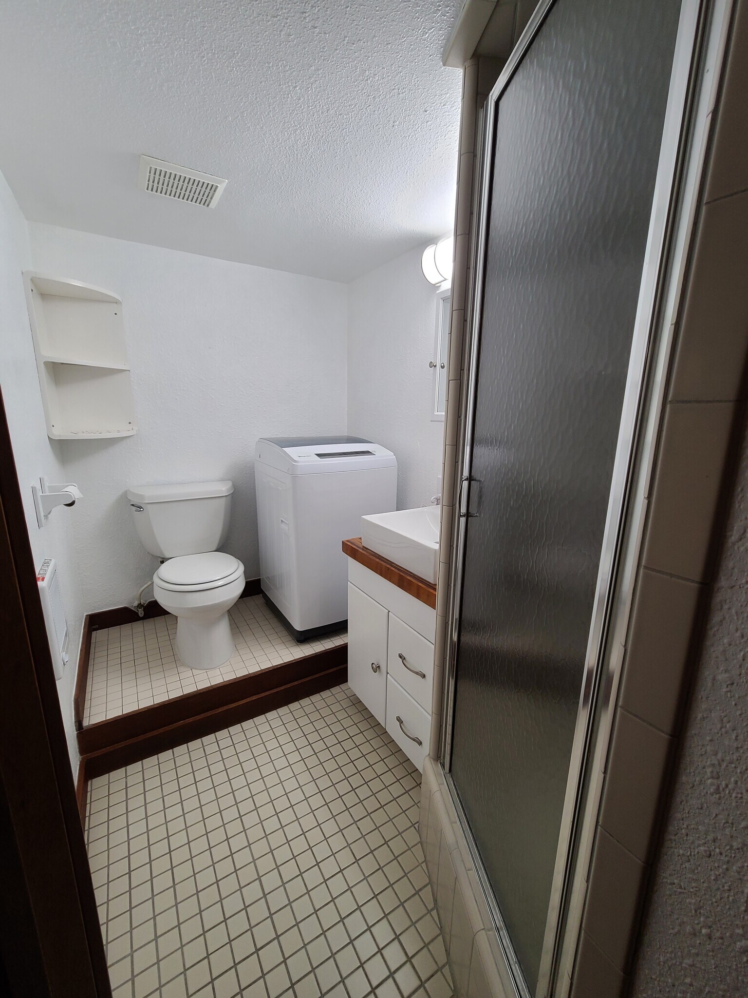 Bathroom with washer - 3903 Meridian Ave N