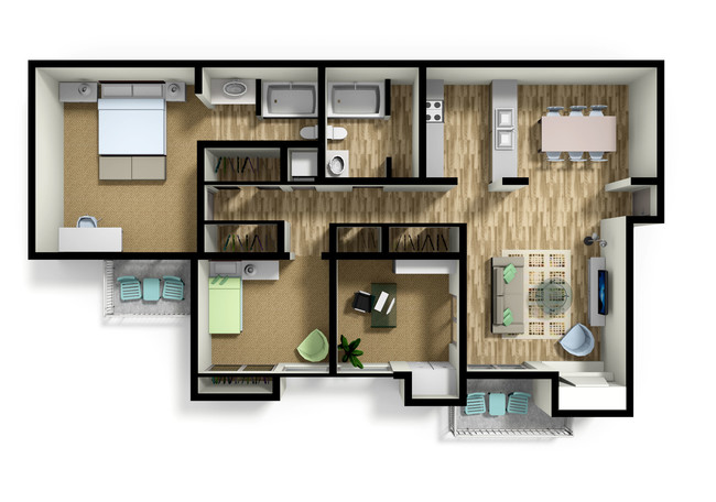 Floorplan - Villas at Holly