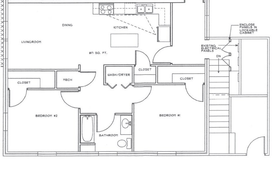 B2 Floor Plan - 121 W Washington St