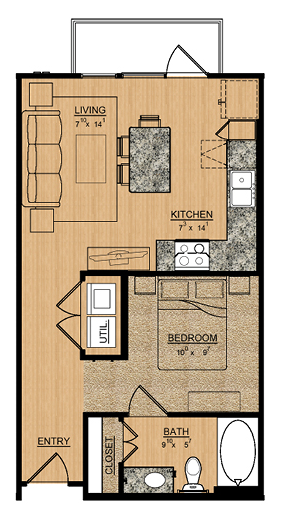 Floorplan - Magnolia at Inwood Village