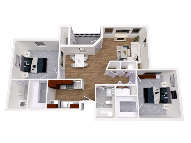 Floorplan - Fenwick Place Apartments