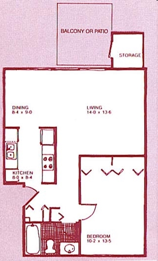1BR/1BA - South Glen