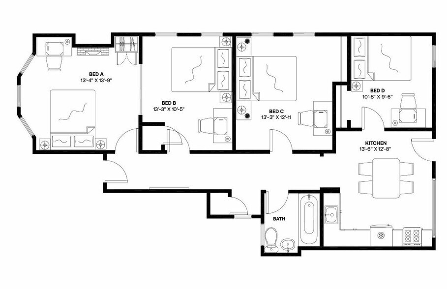 Building Photo - Room in Shared 4 bed/1 bath home