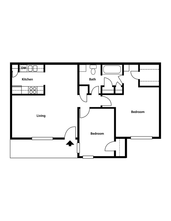 Floorplan - Lakeshore Villa Apartments