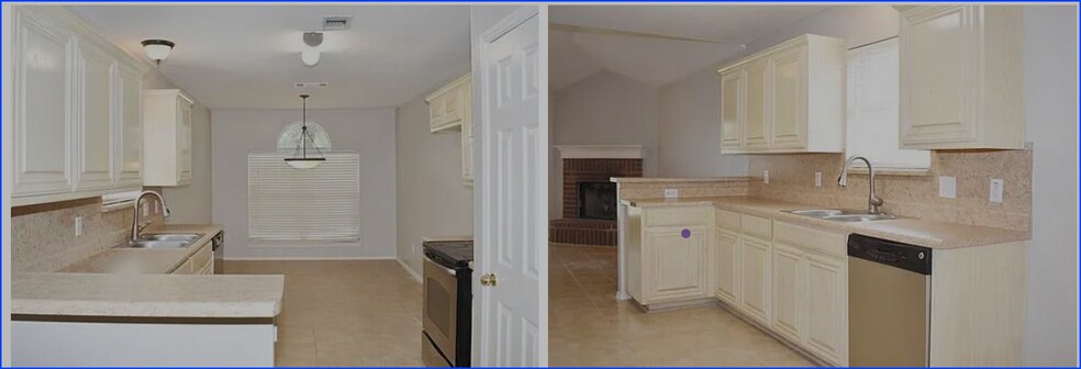 This charming kitchen boasts stylish cabinetry and ample counter space. - 3108 Silent Creek Trl