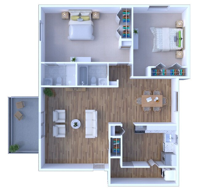 Floorplan - Fountainview Apartments