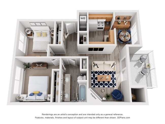 Floorplan - Cascade Park Apartments