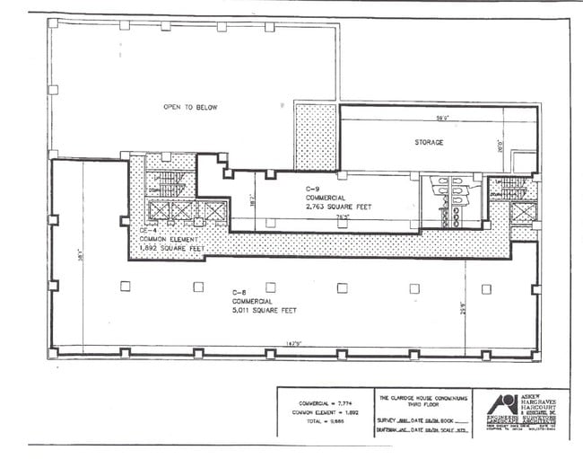3rd Floor Plan - Claridge House Condominiums