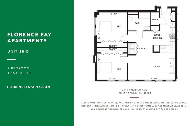 Floorplan - Florence Fay School Senior Apartments