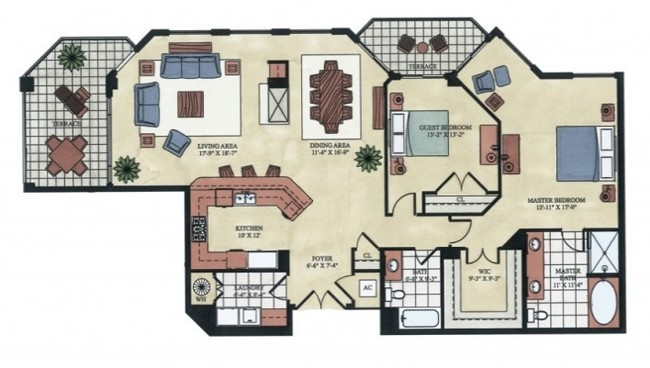 2BR/2BA - The Madison Charlotte