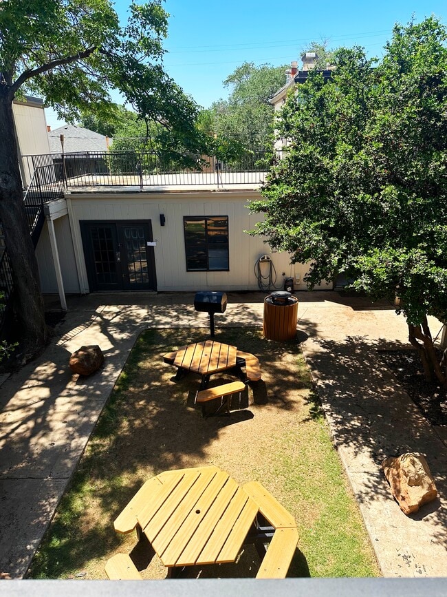 Inner Courtyard View of Ameneties - DR 2101 16th Street (Nomad Apartments)