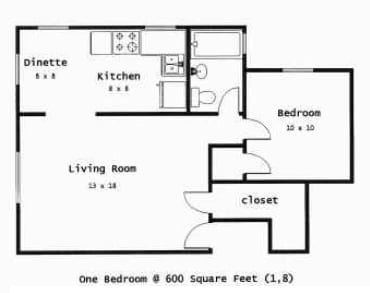 1BR/1BA - The Marleigh