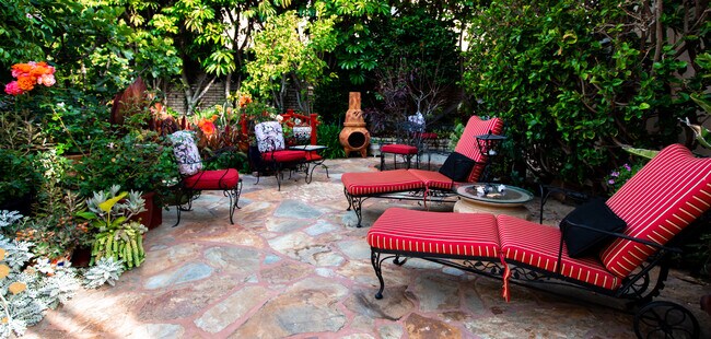 Large patio in Garden - 848 17th St