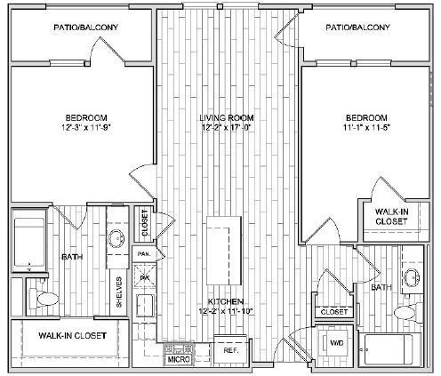 B1 floor plan Lex CTR City - Lex CTR City