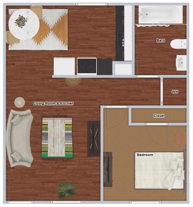 Floorplan - Four Seasons Apartments