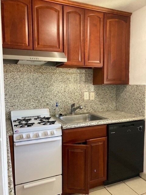 Renovated kitchen with stanless sinck - 3213 Alma St