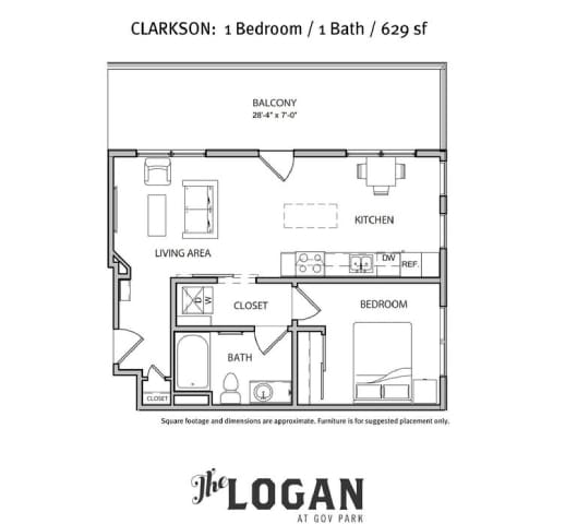 Floorplan - The Logan Apartments