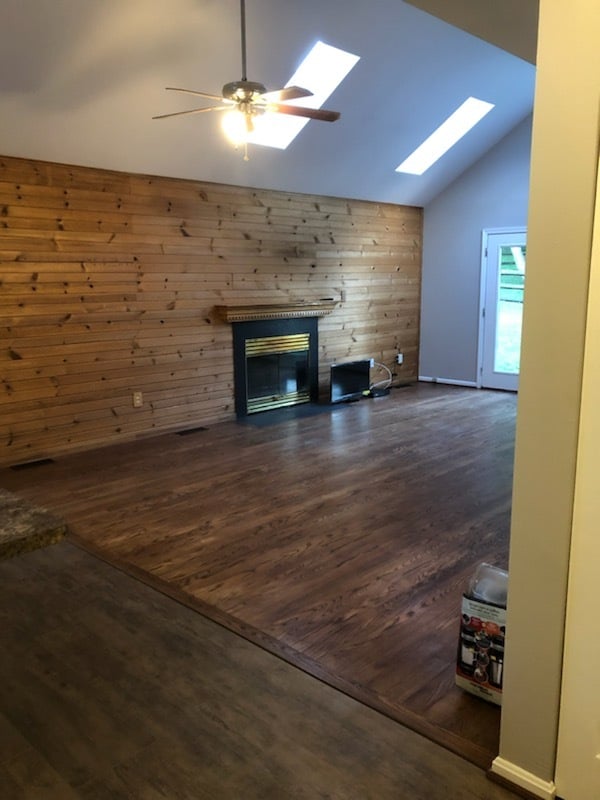 family room with fireplace - 10803 N Glade Ct