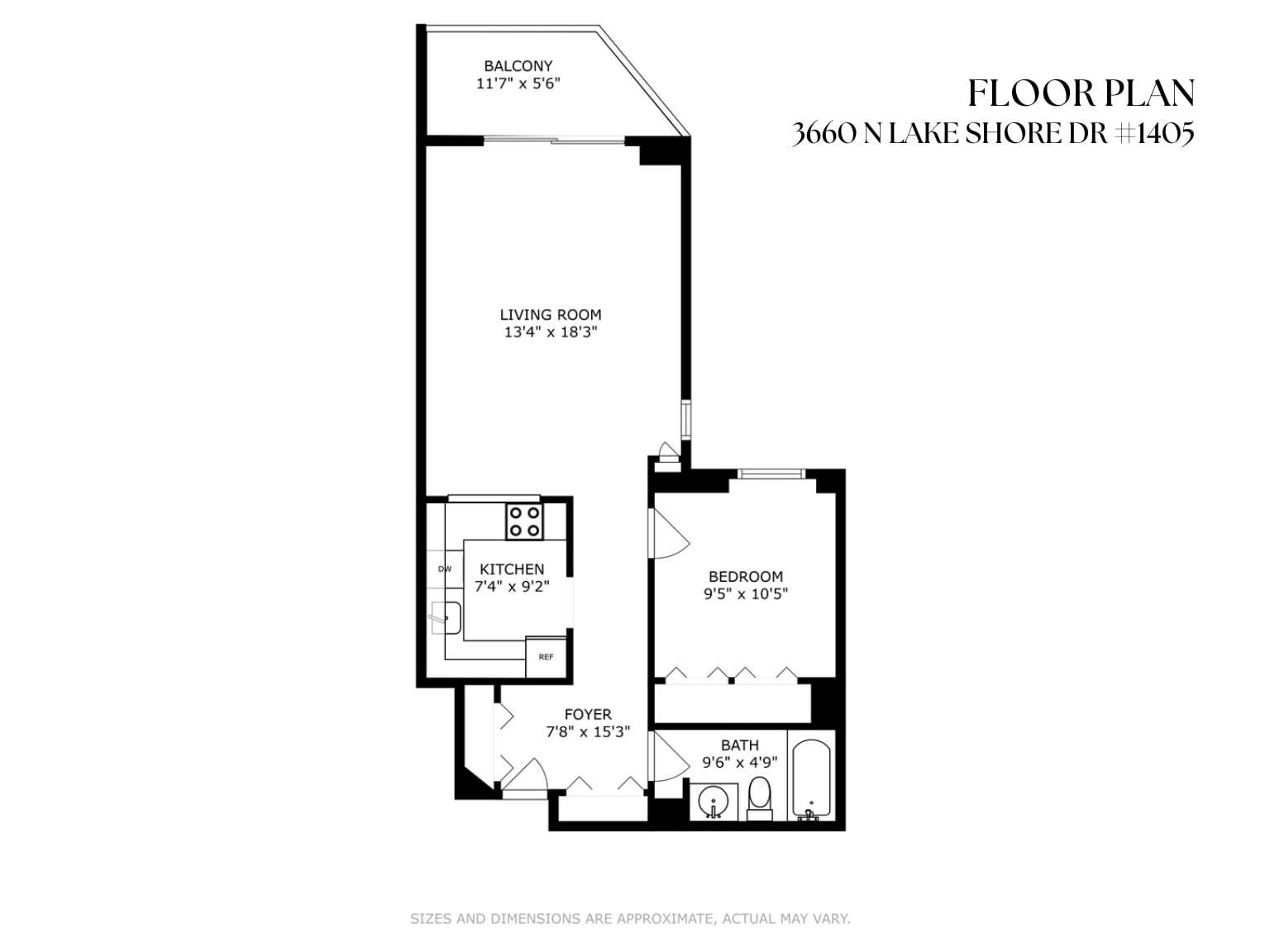 Floor Plan - 3660 N Lake Shore Dr