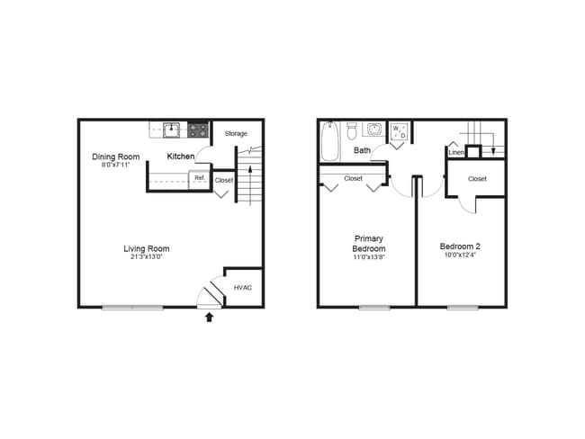 Middle River 2 Bed Townhome - Middle River Townhomes