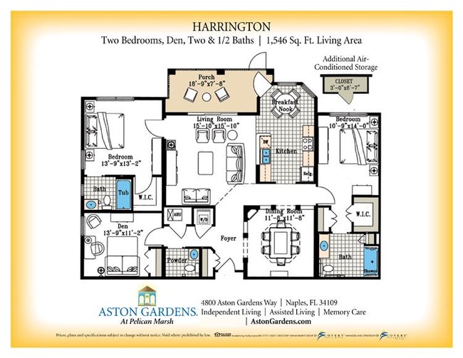 Floorplan - Aston Gardens At Pelican Marsh Senior Living