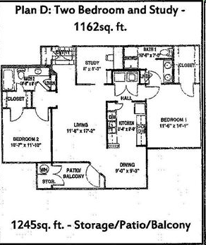 Plan D - Parkway Senior Apartments