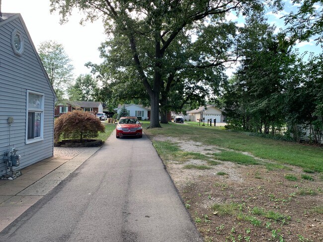 Standing in garage looking toward street - 9356 Lamont St