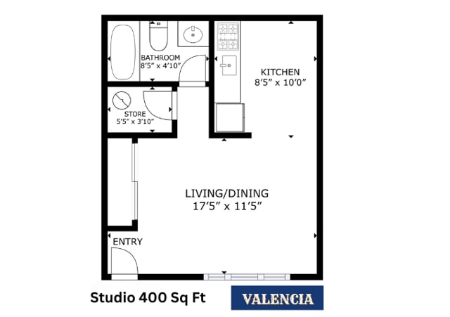 Studio - Valencia Apartments