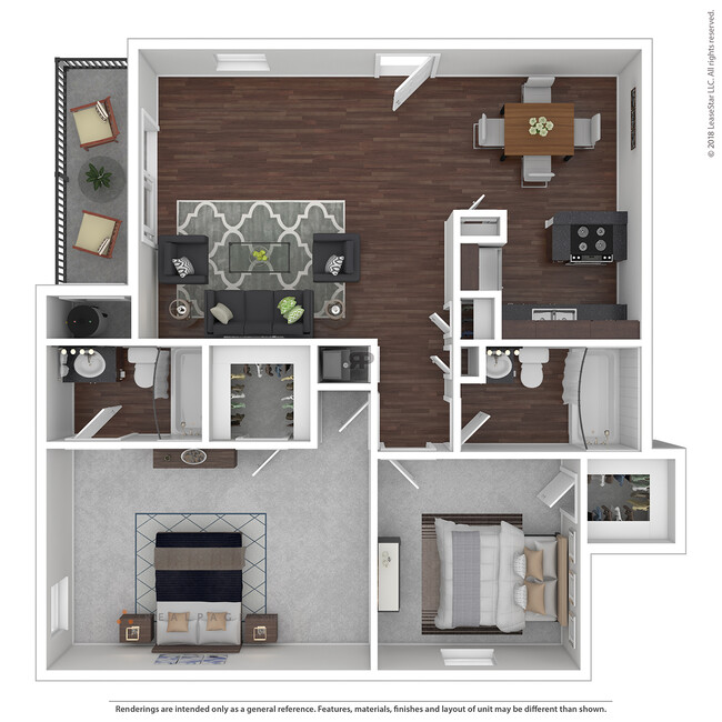 Floorplan - Armon Bay Apartments