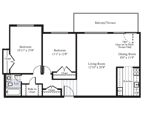 Floorplan - The Fields of Arlington