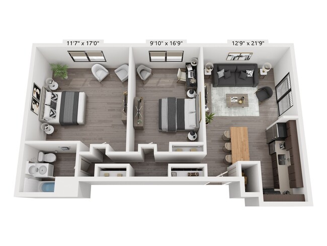 Floorplan - Archer Tower