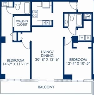 2BR/2BA - Camden Brickell