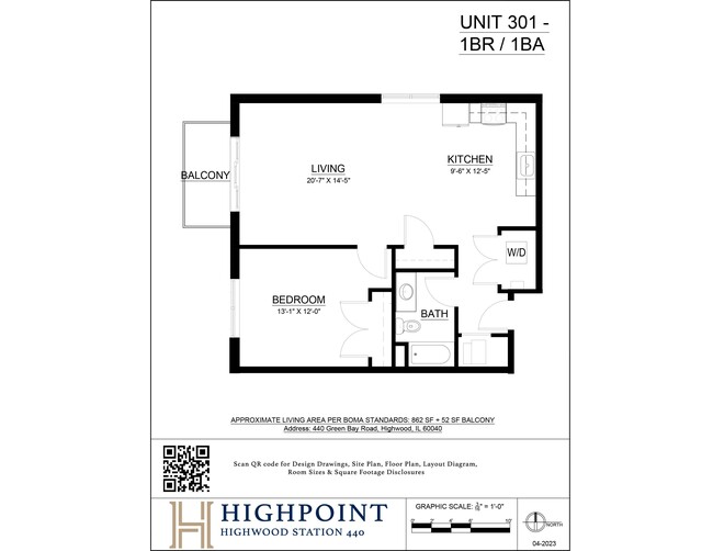 Floorplan - HIGHPOINT Highwood Station 440