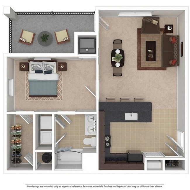 Lakeview 1BD 1Bath 728sqft - Lakeview