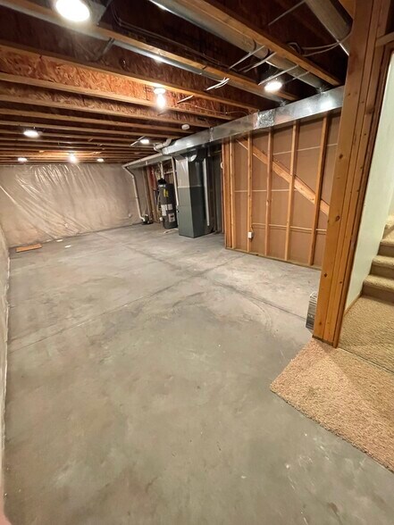 Unfinished basement (great for storage) - 152 Alydar Dr