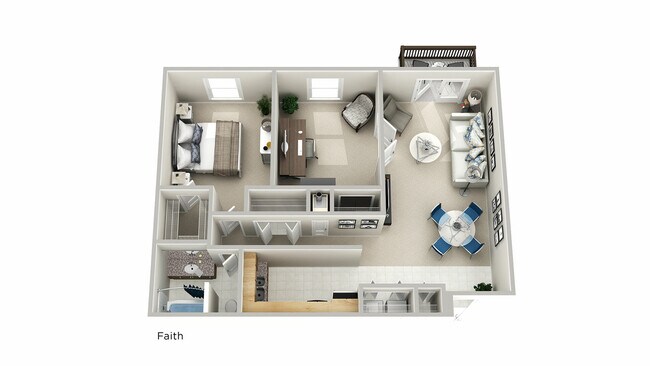 Faith-1-bedroom-1-bathroom - The Q at Maitland