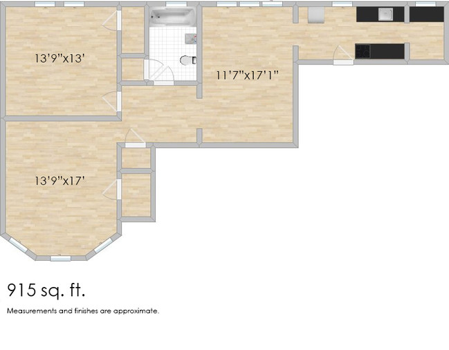 Floorplan - 1412-1414 N. Austin Blvd.