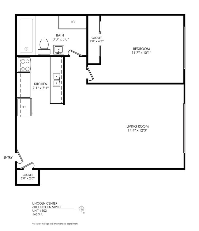 Floorplan - Lincoln Center