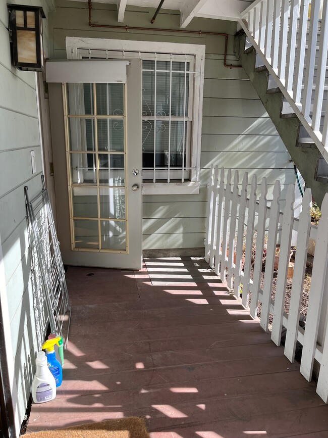 Semi-private patio - 1469 13th St.