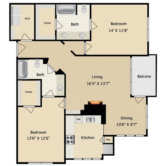 Floorplan - The Brazos