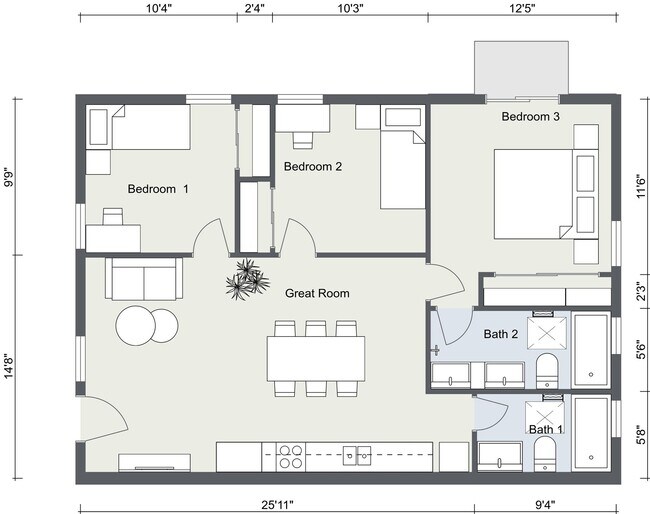 Floorplan - Glo Apartments