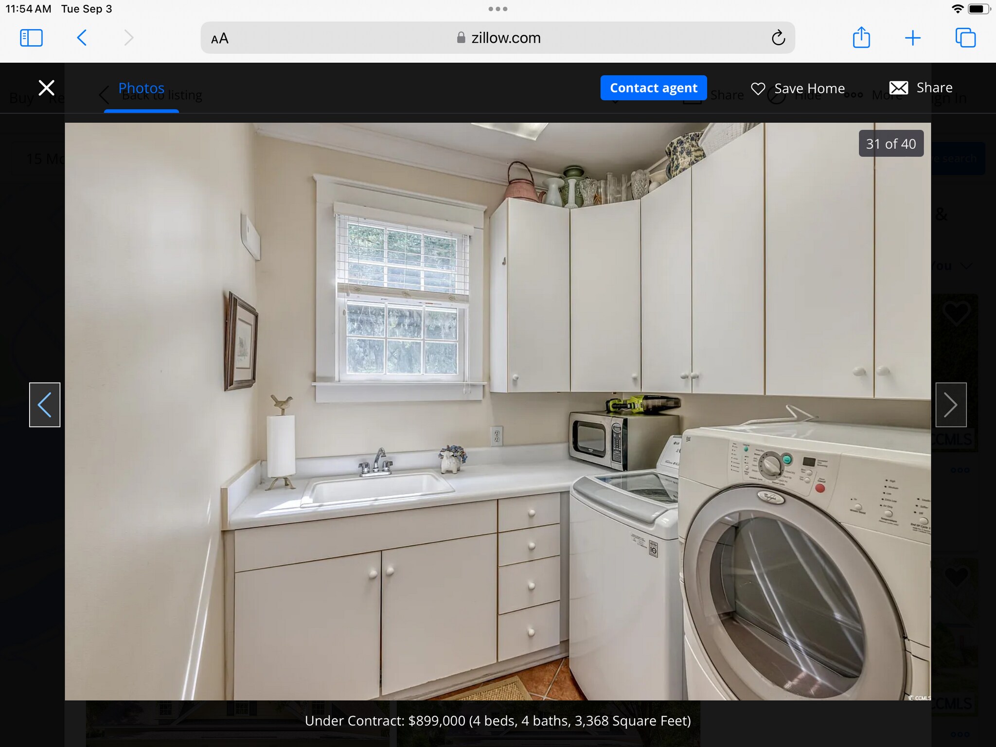 Washer / Dryer / Sink utility room - 15 Morven Ln