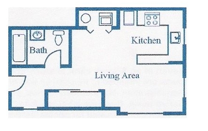 Studio - Sir Gallahad Apartment Homes