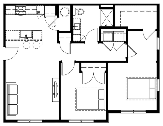 Floorplan - Riverbend Flats