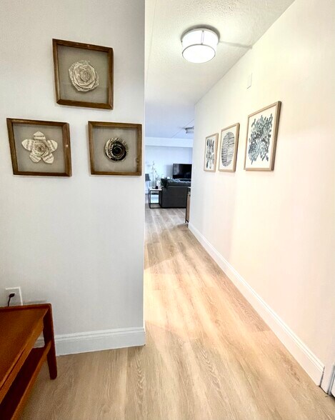 Hallway from bedrooms - 1243 Beacon St