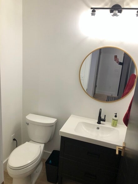 Half-bath on main floor - 12 E Garfield St