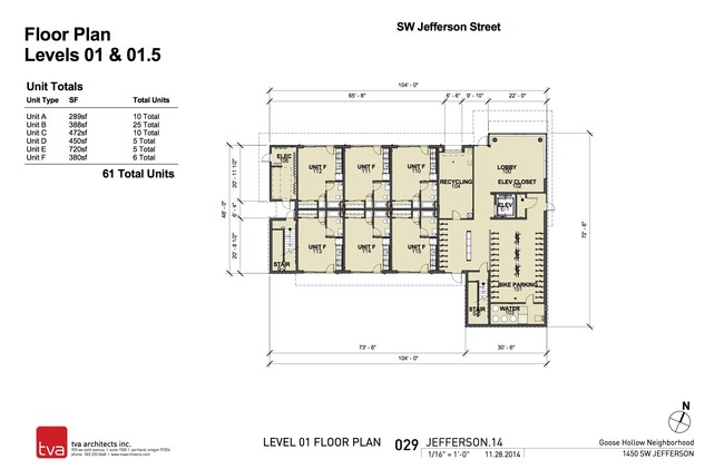 Floorplan - Goose Hollow Lofts